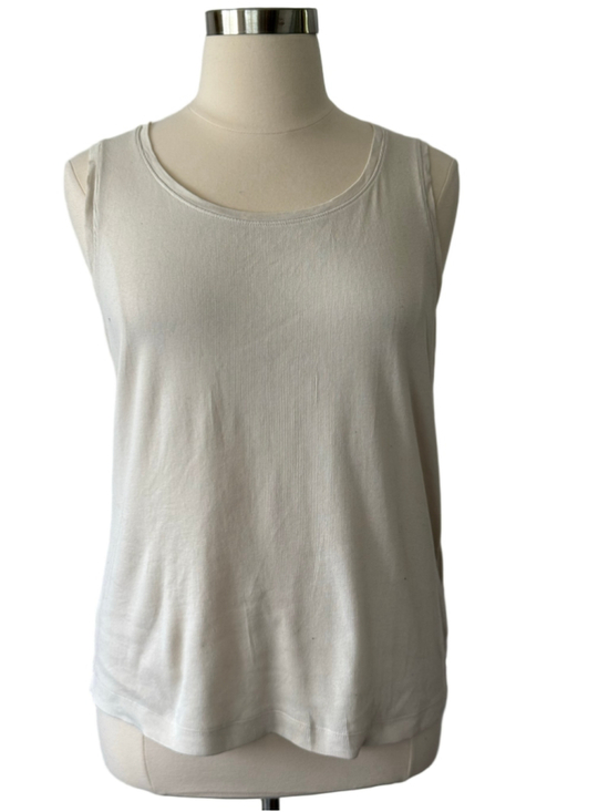 Chico's Tops - Chico's Tan Ribbed Tank Top Size 16 (Chico’s 3)